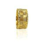 wedding band ring №418 yellow