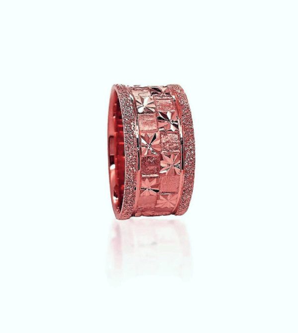 wedding band ring №419 rose