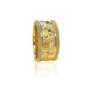 wedding band ring №419 yellow
