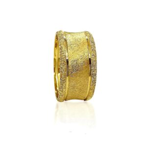 wedding band ring №420 yellow