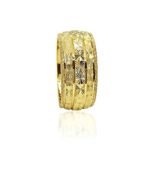 wedding band ring №423 yellow