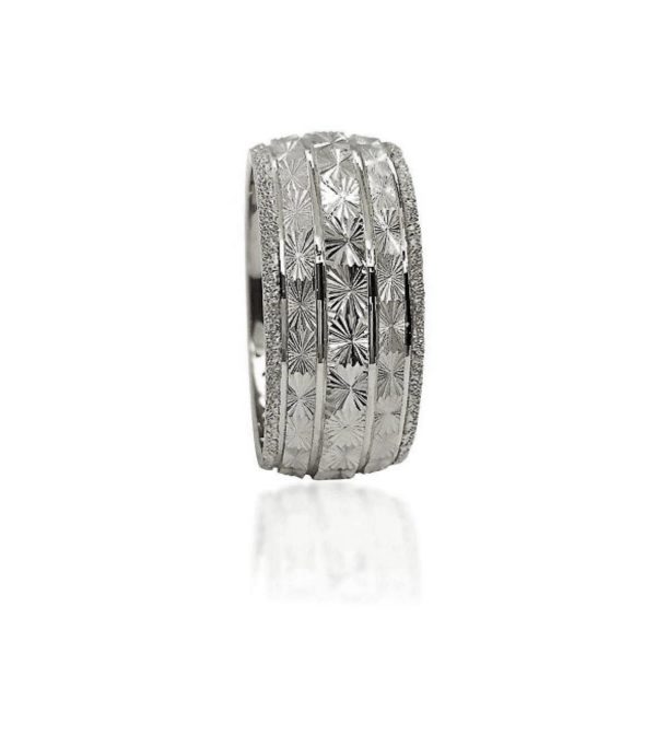 wedding band ring №423 white
