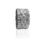 wedding band ring №424 white