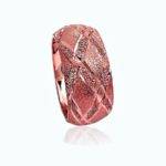 wedding band ring №500 rose