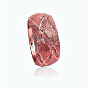 wedding band ring №500 rose