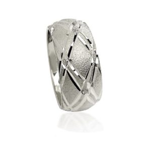 wedding band ring №503 white