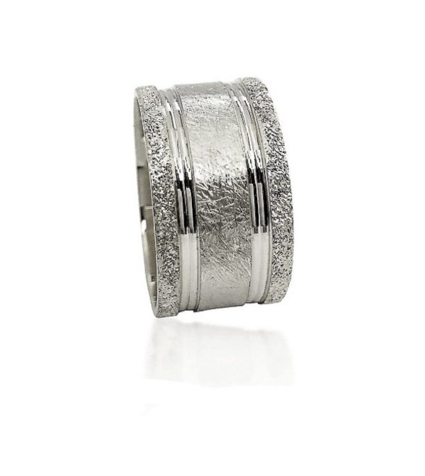 wedding band ring №505 white