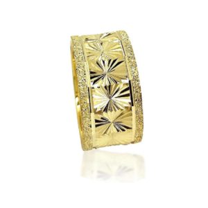 wedding band ring №506 yellow