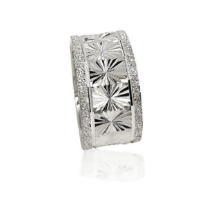 wedding band ring №506 white