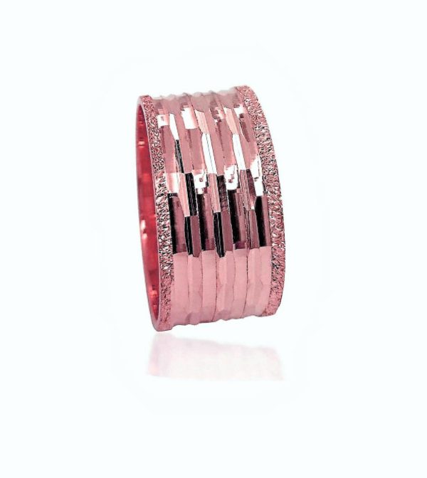 wedding band ring №507 rose