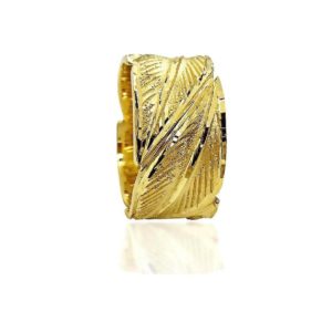 wedding band ring №508 yellow