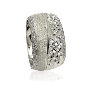 wedding band ring №512 white