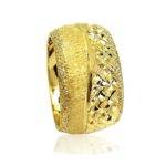 wedding band ring №512 yellow