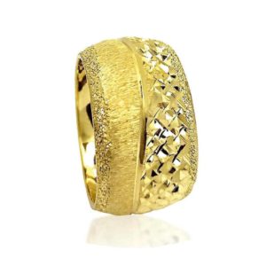 wedding band ring №512 yellow