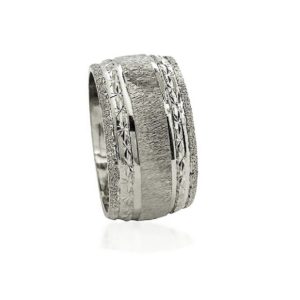 wedding band ring №514 white