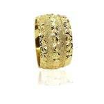wedding band ring №517 yellow