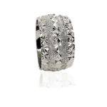 wedding band ring №515 white