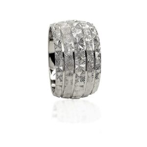 wedding band ring №516 white