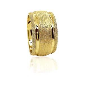 wedding band ring №518 yellow