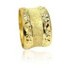wedding band ring №522 yellow