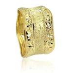 wedding band ring №523 yellow