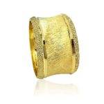 wedding band ring №524 yellow
