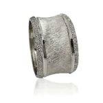 wedding band ring №524 white