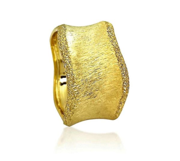 wedding band ring №525 yellow