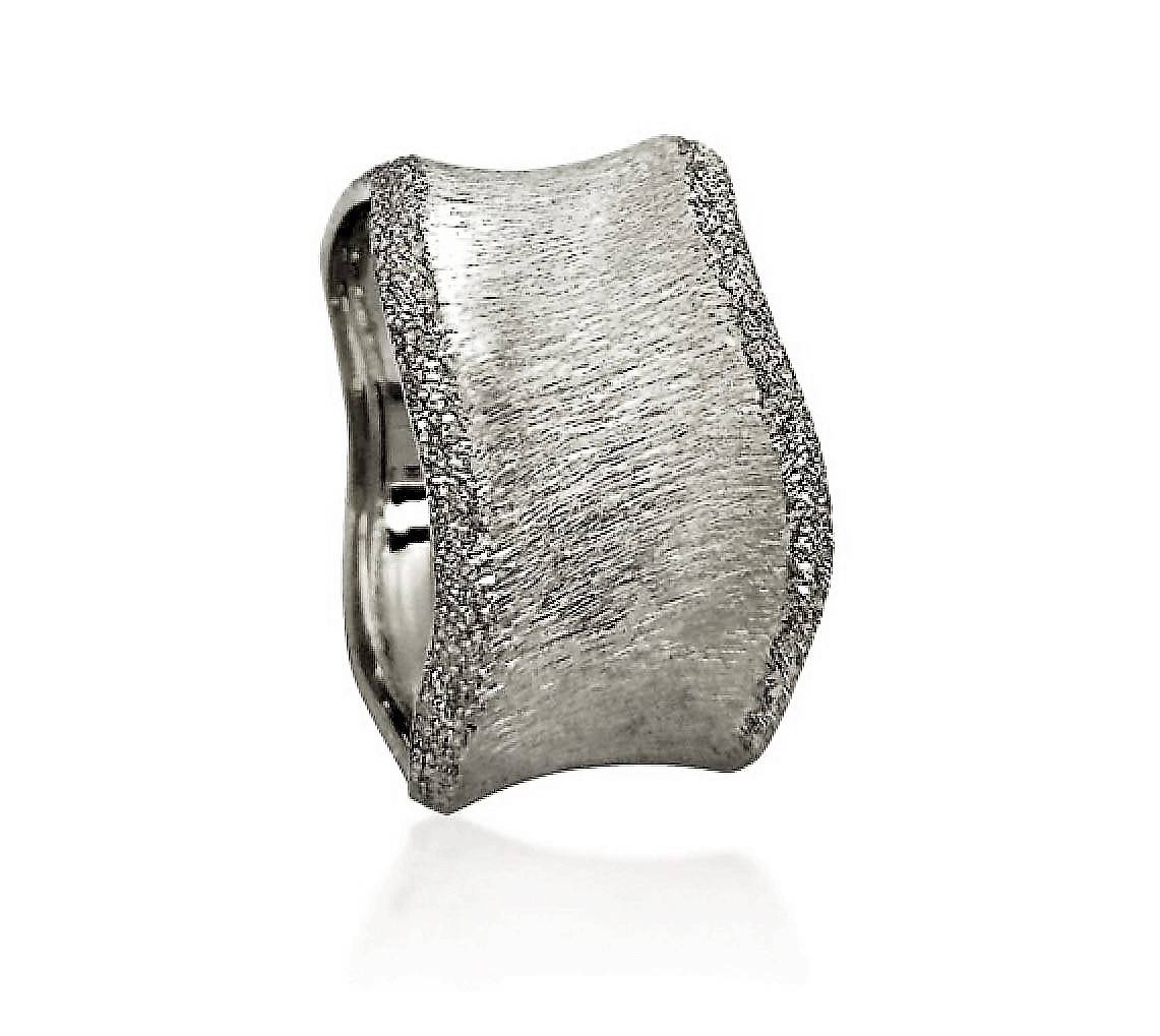 Wedding Band Ring 525 White Gold 14kt Atlantis Gold