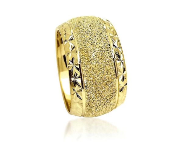 wedding band ring №600 yellow