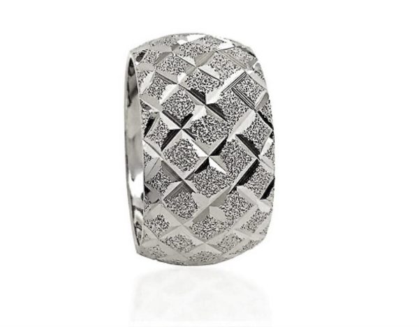 wedding band ring №601 white