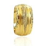 wedding band ring №602 yellow
