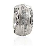 wedding band ring №602 white