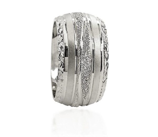 wedding band ring №602 white