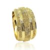 wedding band ring №604 yellow