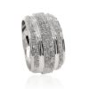 wedding band ring №604 white