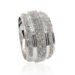wedding band ring №604 white