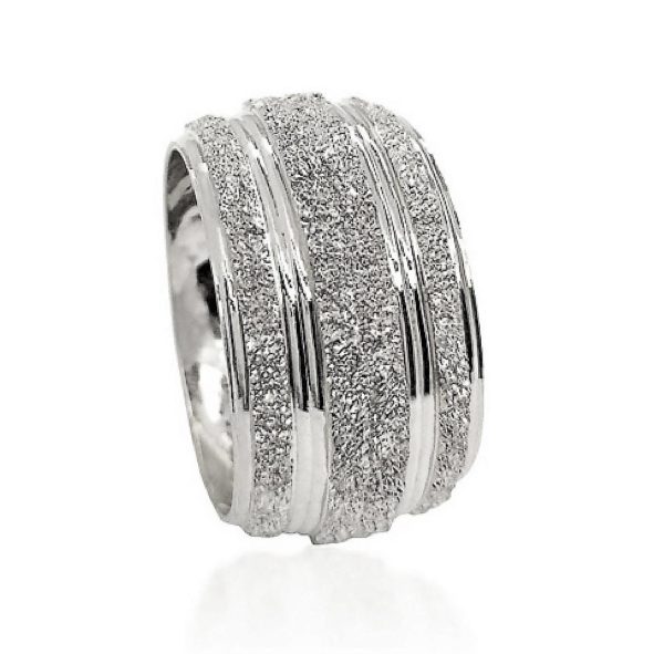 wedding band ring №604 white