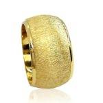 wedding band ring №605 yellow