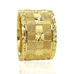 wedding band ring №607 yellow