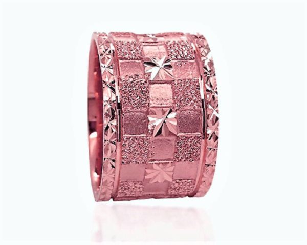 wedding band ring №607 rose