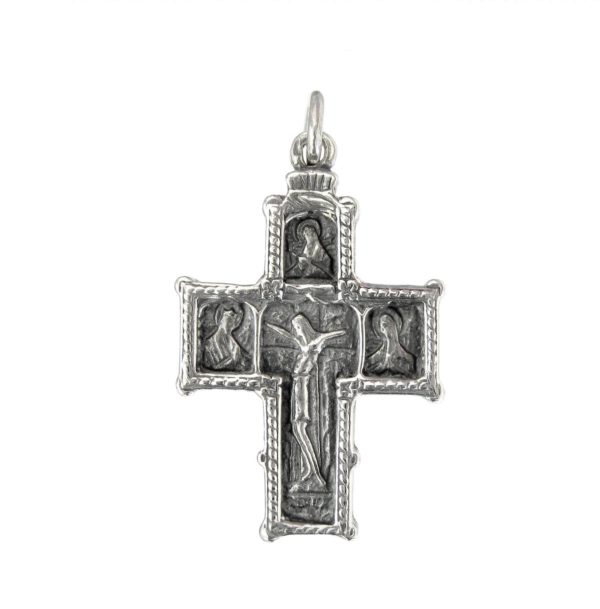 Virgin Mary Holy faces cross Сrucifix