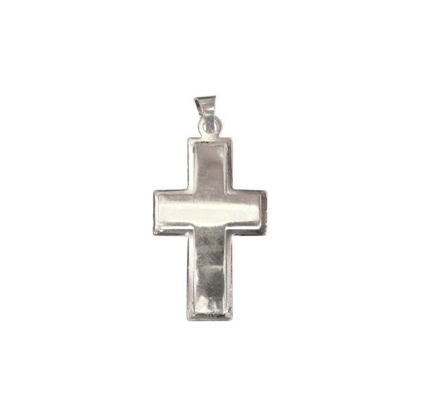 cross polished convex arched catholic