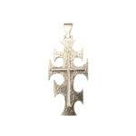 kabatan cross matting pendant