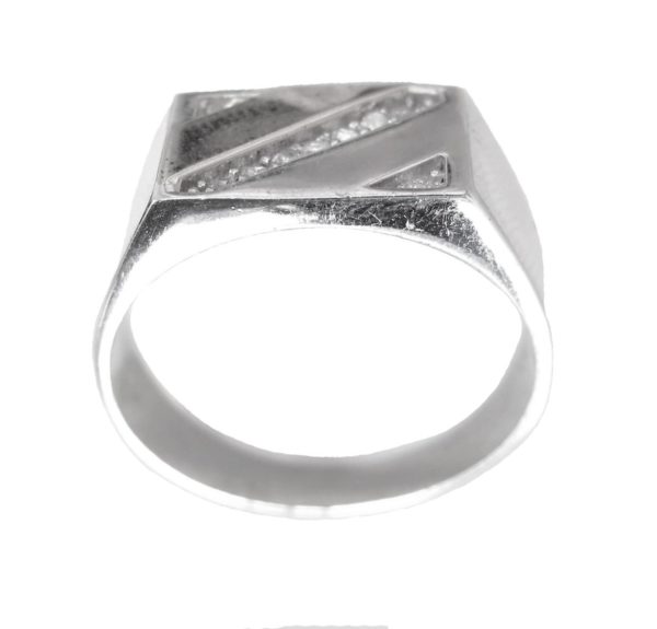 Signet ring men stones