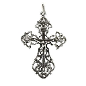elegant filigree cross crucifix slavonic