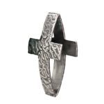 cross double-sided wide relief convex