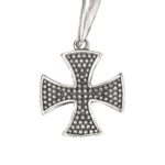 German cross pendant with grain