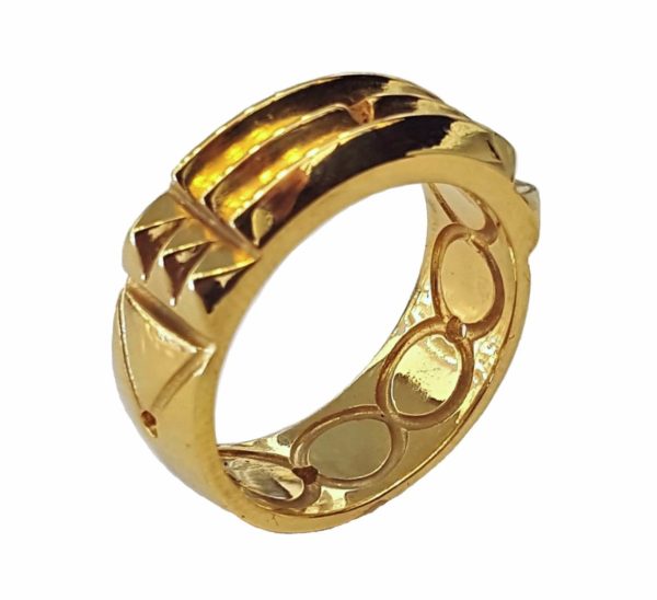 Atlantis ring Total 24k gold Plating