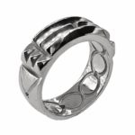 Atlantis ring White Rodium Plating